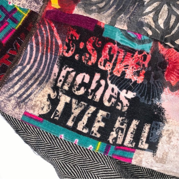 p l e a t :: Unique Bold Multimedia Pleated Mini Skirt Tweed Velvet - Picture 8 of 15